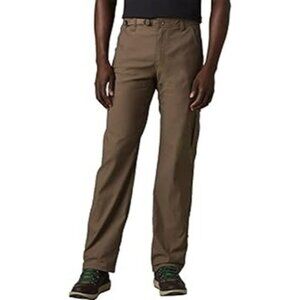 Prana Mens 32x34 Mud Brown Zion II Cargo Pants Slim Fit Outdoor Hiking NEW